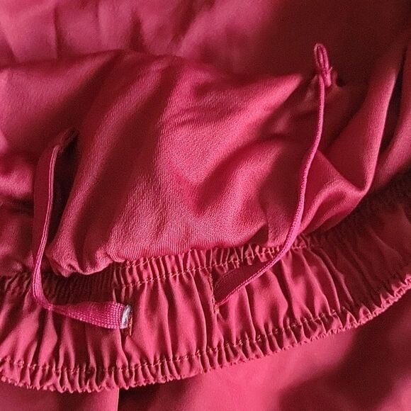 NEW 2 PAIRS NIKE Dri Fit Shorts Bundle Red Burgundy M L Track Running Volley - Picture 12 of 13